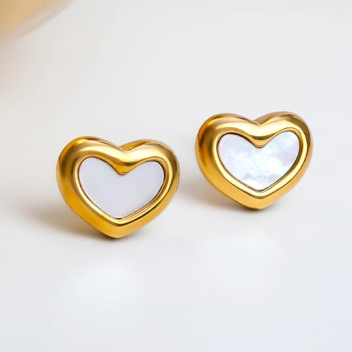 Image of Rubans Demi Fine Stainless Steel Stud Earrings Daily Gift for Women & Girls
