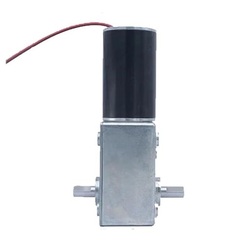 Moteur engrenage vis sans fin double arbre 24V 1.5RPM avec variateur PWM