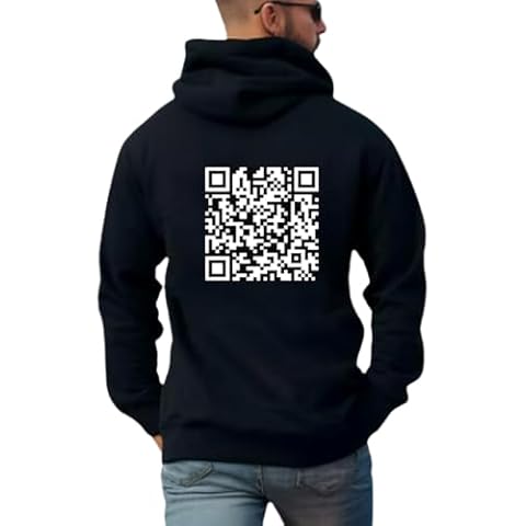 Fuck You QR Code Hoodie, Fuck You QR Code Shirt, Back Print Fuck You QR Code Message, Fuck You QR Hoodie, Funny QR Code Sweatshirts for Men and Women, Fuck You QR Jokes Hoodie, QR Hoodies Cover