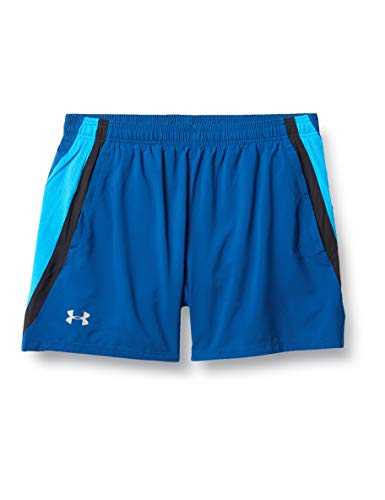 Under Armour Men's Launch Woven 5-inch Shorts , Graphite Blue (581)/Reflective , X-Large