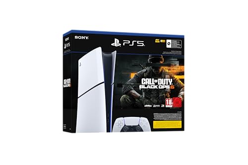 Sony PlayStation 5 Digital-Edition mit Call of Duty: Black Ops 6 (Modellgruppe - Slim) in Weiß