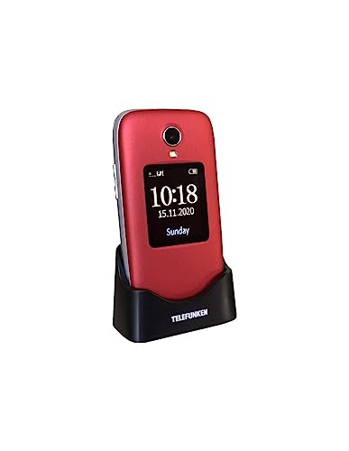 TELEFUNKEN TELFONO MVIL S560 - Röd Mobiltelefon