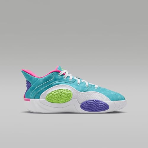 Nike Tatum 2 Big Kids' Basketball Shoes (HJ7382-303, Hyper Jade/White/Hyper Pink/Green Strike)3