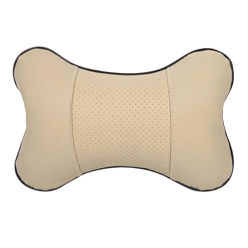 Almohada para Cabeza de Auto Cuero Artificial 22x15x14 cm miniatura 1