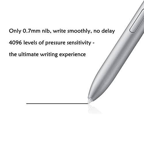Image of Galaxy Tab S7 Fe S Pen Replacement Stylus Pen For Samsung Galaxy Tab S7,Tab S7 Fe Sm-T730,Sm-T733,Sm-T736B Touch Pen + Tips /Nibs(Mystic Silver)