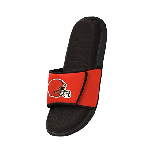 Image of FOCO mens NFL Team Logo Sport Shower Foam Slide Flip Flop Sandals