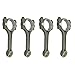 Zieichy 4Pcs 12654958 Engine Connecting Rods Compatible with Chevy/with GMC Terrain/with Pontiac/with Saturn/with Buick Regal 4 Cyl 2.4L 2010-2016