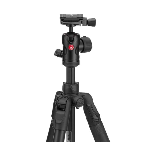 Manfrotto Befree GT PRO-Stativbeine, professionelles Reisestativ, Aluminium, Kamera- und Videostativ, Drehverschluss, kompakt und tragbar, für DSLR, spiegellose Kameras, Foto- und Videoköpfe