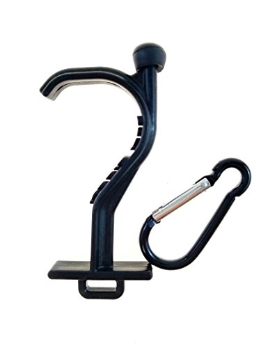 Kooty Key Germ Utility Tool - Avoid Touching Bacteria Ridden Surfaces - Carabiner Included (Colors May Vary) (2 Pack, Black)