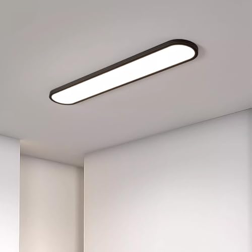 Lámpara de techo LED ultrafina de aluminio acrílico para pasillos y techos modernos