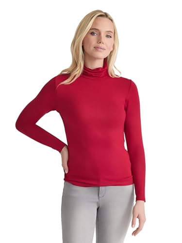 Jones New York Women's Long Sleeve Turtleneck Top
