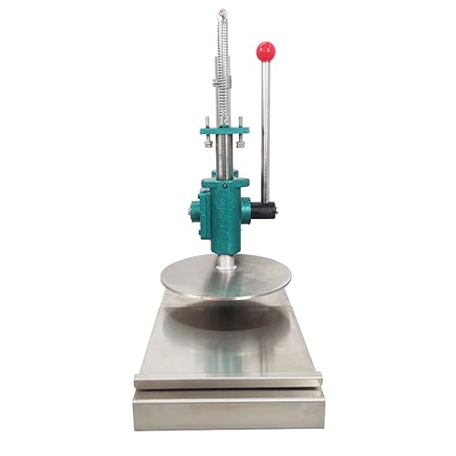 IntXanth Manual Pizza Dough Pastry Press Machine for Pancake Pie 9.45inch Diameter Household Commercial Lightweight