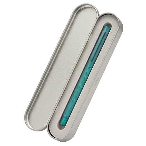 Image of Hongdian 1851 Green Forest Fountain Pen Medium Nib, Classic Design with Converter and Metal Pen Case