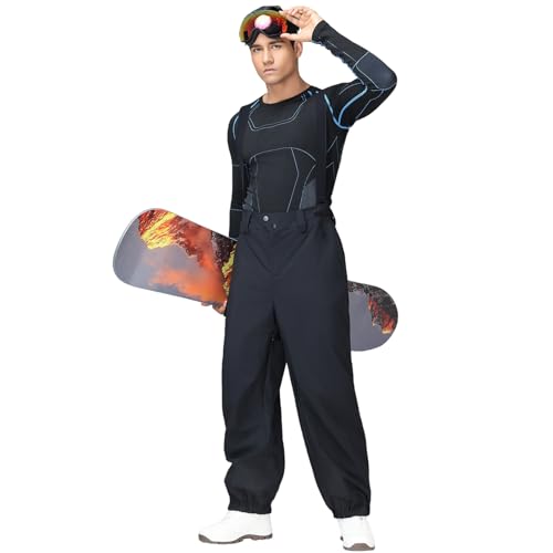 HOTIAN Men's Ski Bib Pants