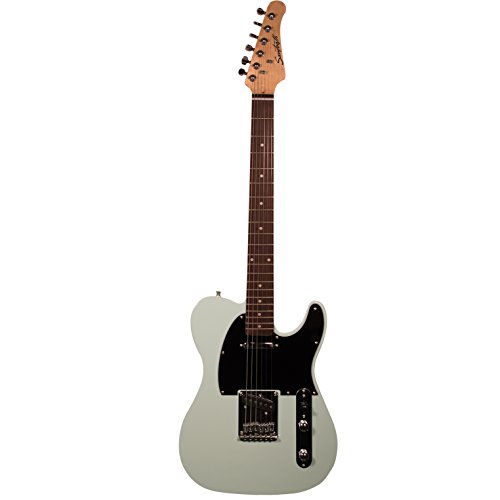 Sawtooth St-Et-Sgrb-Kit-6 Electric Guitar Kit, Surf Green With Black Pickguard & Chromacast Hard Case #TOP1