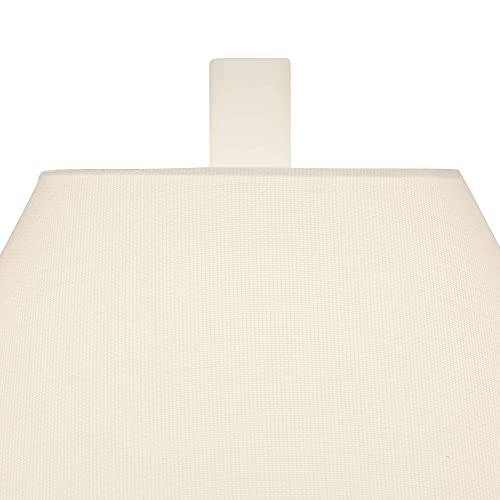 Lámparas de mesa modernas 24.5" blancas juego de 2 miniatura 3