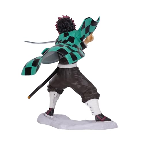 Image of Offo Anime Tanjiro Kamado White Base Action Figure| Lightweight and Attractive Durable Toy Figures for Home Decors Office Desk and Study Table