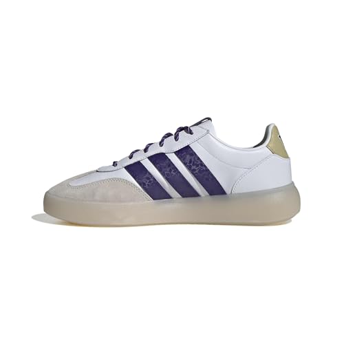 Image of adidas Men's NCAA Team Barreda Decode, White /Team Collegiate Purple /Team Sand /University of Washington, 9.5