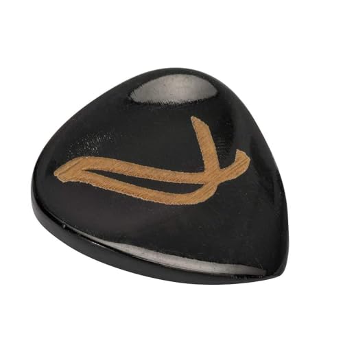Image of WAM-PICKS5 Wambooka Touring Series Handcrafted Guitar Picks Set | Pack of 5 | 4 mm Wood, Coconut, Bone, Black & Transparent Horn Picks with Moulded Grip | Bespoke Wooden Presentation Box | Multicolor