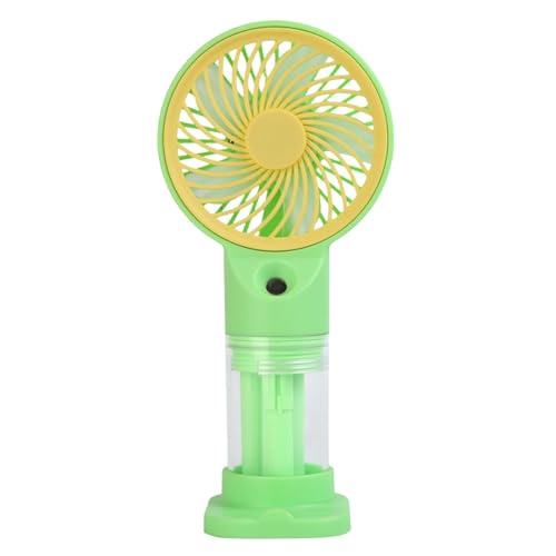 KACCDE Ventilador portátil de mano de 3 velocidades ajustable por USB, recargable, funciona con pilas, ventilador de escritorio para viajes, oficina y exteriores