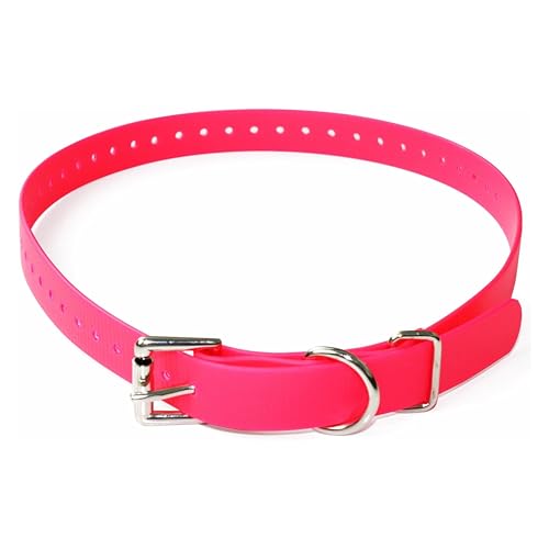 Educator Biothane Dog Collar, Waterproof, Adjustable, Pink