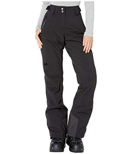 Helly Hansen Legendary Insulated Ski Pants for Women - Waterproof, Windproof, Breathable Snow Trousers with PrimaLoft Insulation - 990 Black - Small