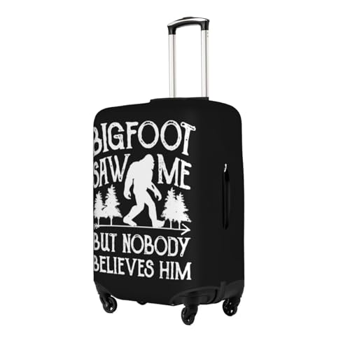 Big Foot Saw Me Universal Stretch Suitcase Cover Carry On Luggage Sleeve Anti Scratch Travel Baggage Protector for Unisex Women Large2