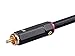 Monoprice Digital Coaxial Audio/Video RCA Subwoofer Cable - CL2 Rated, RG-6/U, 75-ohm, 6 Feet, Black - Onix Series