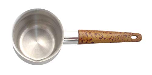 Marcelle Stainless Steel Milk Frothing Pitcher/Butter Warmer 12 oz