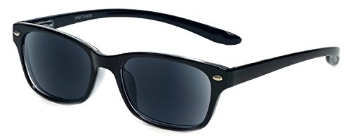 Calabria Designer Neck Hanging Reading Sunglasses Men Women Sun Glasses Reader Long Temple UV Protection Trendy w/Soft Case