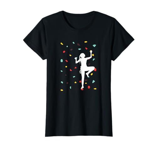 Bouldering Climb Girl – Boulder Climber Bergsteigen Damen T-Shirt