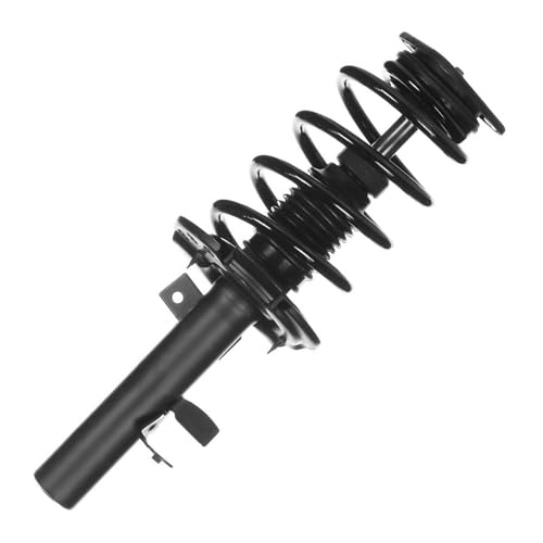 Image of Detroit Axle - Front Struts Rear Shocks for Ford 2014-2018 Transit Connect, 2 Complete Struts with Coil Spring Assembly 2 Shock Absorbers Assembly 2015 2016 2017 Replacement