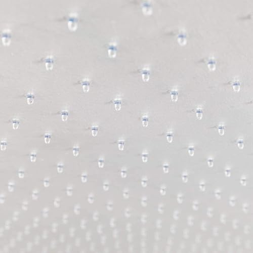 Azadx Chair Mat for Carpet 60\"x 48\" Large Chair Mat for Carpeted Floors, Office Chair Mat for Carpet Protector Floor Mat on Low Pile Carpets Easy Glide Rolling Plastic Desk Computer Chair Mat for Home - Thumbnail 4