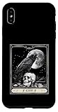 Installation facile Carte de Tarot d\'halloween F Caw F Oiseau Noir F-Caw-F Corbeau Homme Coque pour iPhone XS Max