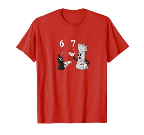 Chess Funny 6 7 Meme Gen Alpha Slang T-Shirt