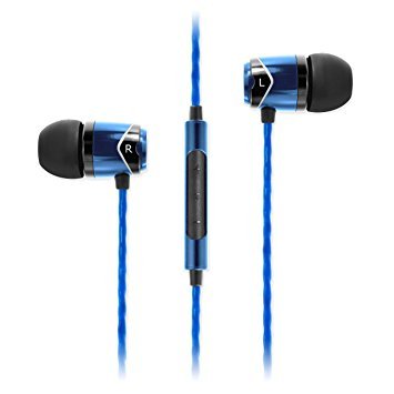 Image of SoundMagic (Renewed) E10C KSDM0534 Wired in Ear Earphone with Mic (Blue)