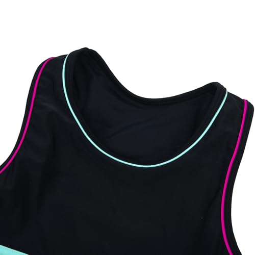 Image of Uhnice Girls Swimsuit Two Piece Tankini Swimwear with Boyshort