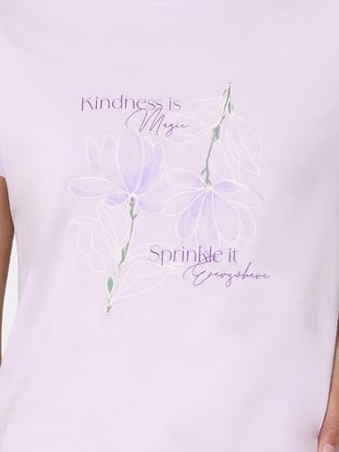 Image of Enamor Short Sleeve Crew Neck Regular Length Basic Crew T-Shirt - Slim Fit, Soft and Breathable Stretch Cotton - E147