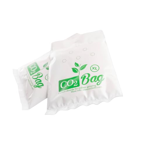 CO2BAG XL für effektives Wachstum | Verbessert Geschmack Farbe & Ertrag | Kompakt & Wartungsfrei für Indoor-Anbau und Gewächshäuser. -2-Pack-