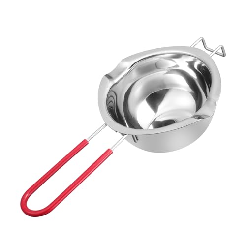 Garneck 1pc Stainless Steel Chocolate Melting Pot - Handle Multi-functional Melt Pot for Butter Cheese Candy for Kitchen Use and Food Preparation