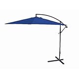 Jordan Manufacturing 10' Offset Umbrella, Multiple Colors, Royal Blue