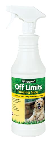 NaturVet Off Limits Pet Training Spray for Dogs & Cats – Deters Pets From Outdoor Areas – Includes Herbal Extracts – Non…