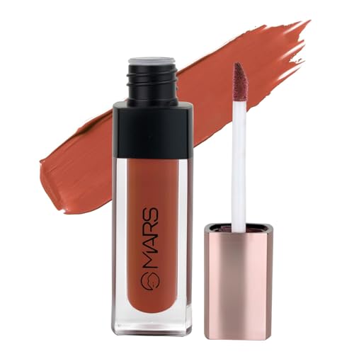 Image of Liquid Lipstick, Red, Matte Finish, Hydrating, Transfer-Proof, Smudge-Proof, Upto 12Hr Stay, Lightweight Mousse Formula, Doe Foot Applicator (LL20) (Closeup - 01)