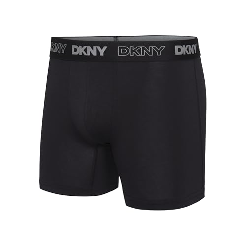 DKNY Mens Eco-Active Soft Boxer Briefs Underwear 3-Pack3
