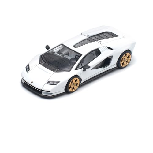 POP Race 1/64 Lamborghini Countach LPI 800-4 Bianco SIDERALE miniatura 5