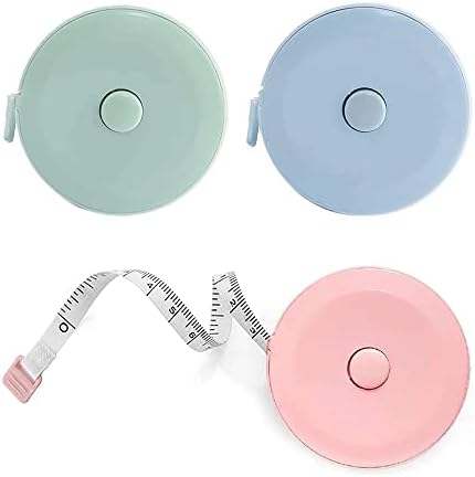 Edtape Retractable Measuring Tape - 79 Inch/2 Meter Dual Sided Body & Sewing Tape With Push Button Lock