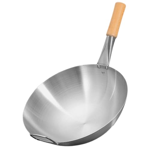 Wok para cocinar reusable con asa de metal miniatura 1