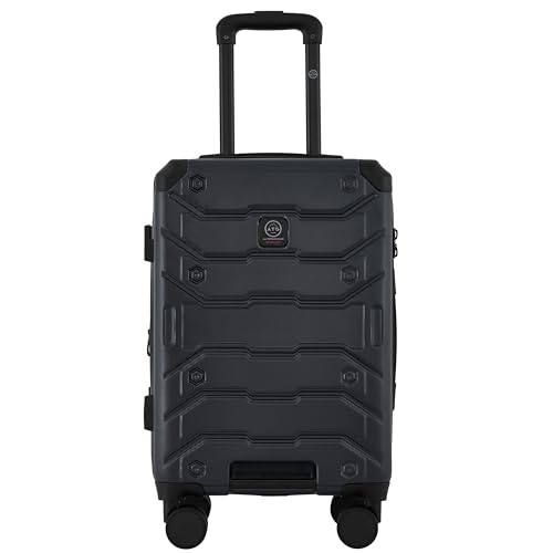Image of Wrangler ATG Trailway Expandable Hardside Luggage, Jet Black, 22 inch Carry-On