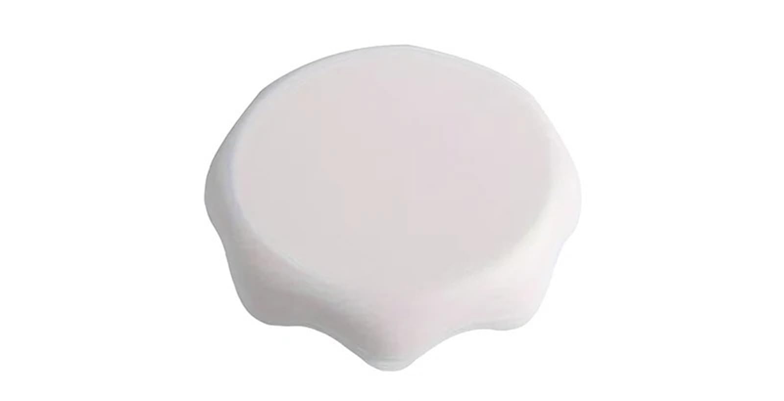 Tapa de taza a prueba de fugas de silicona blanca de 9.5cm reutilizable para el hogar 5 uds