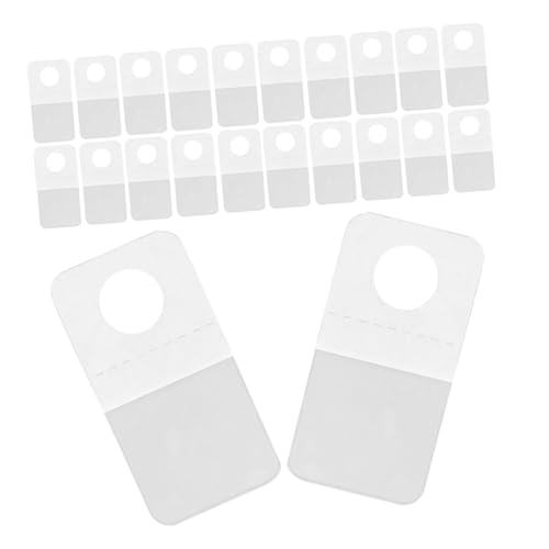 Mikikit Self Adhesive Plastic Hooks Airplane Hole Hang Tags 300pcs Pack Versatile Hanging Sturdy Duty